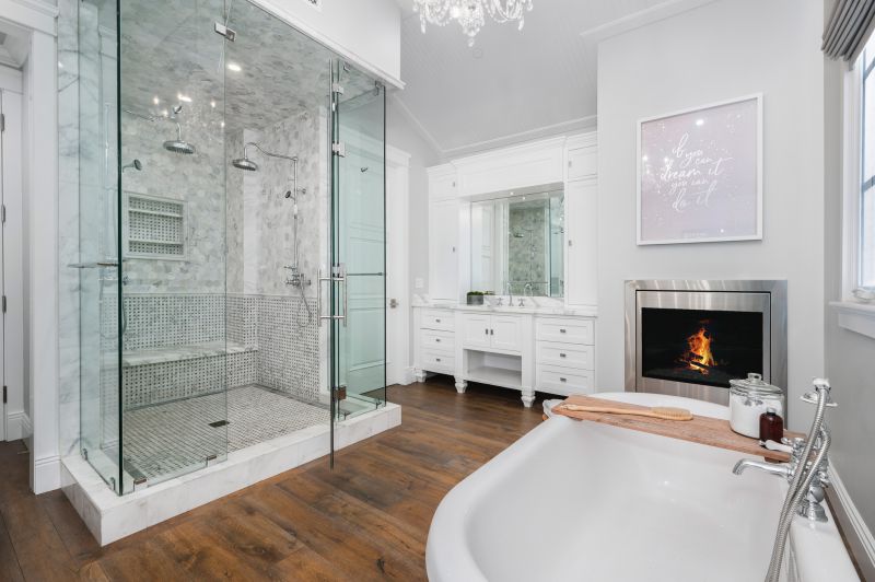 Master Bathroom with Freestanding Tub